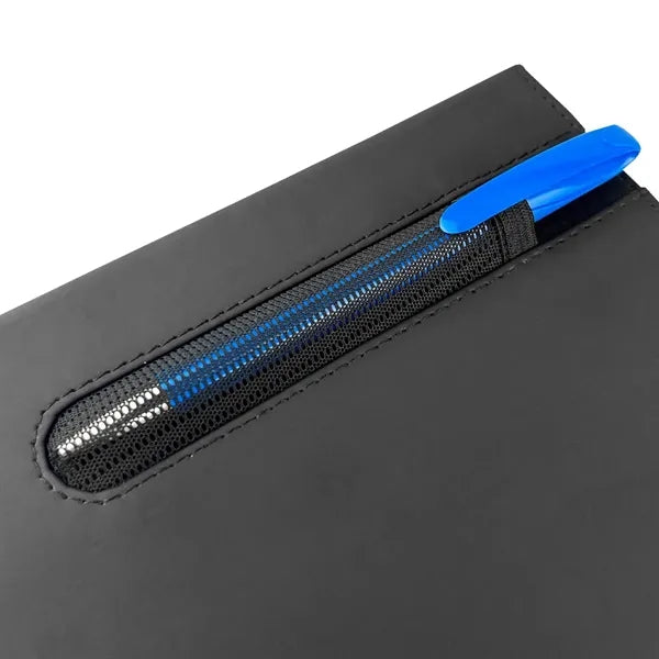 PU Leather Notebook with Zipper Pen Slot and Custom Logo