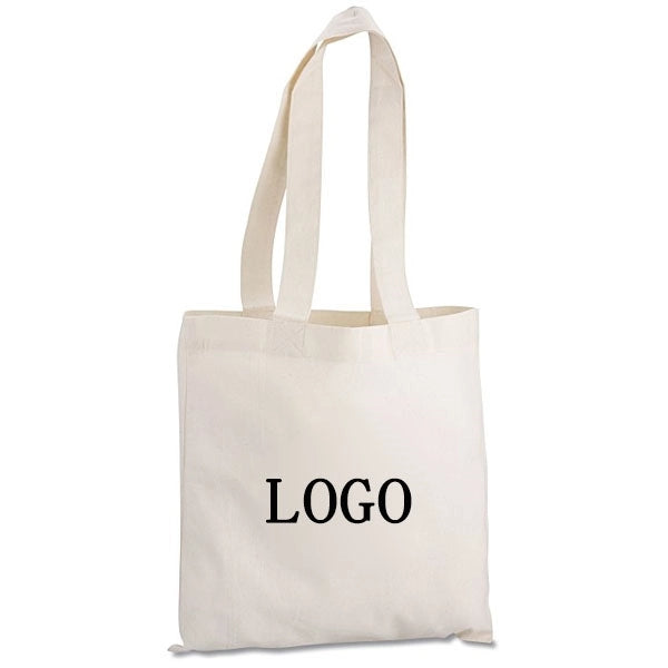 Cotton Sheeting Natural Economy Tote - 12-1/2" x 12"
