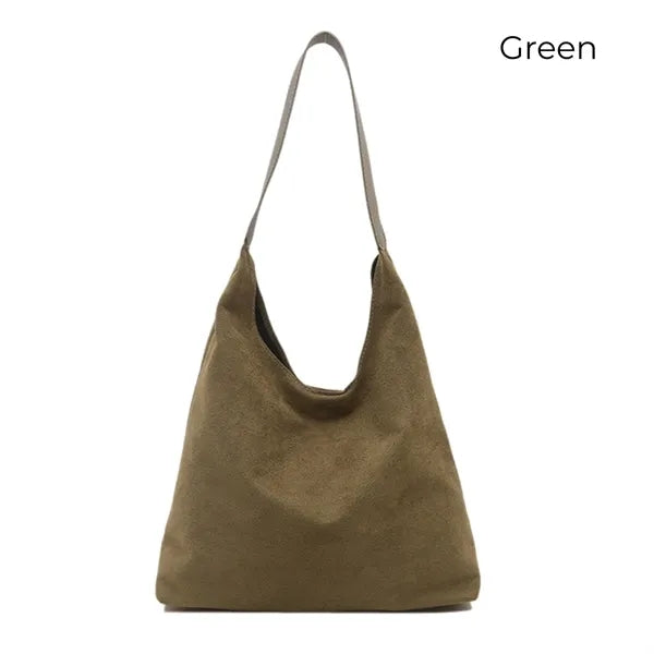 Faux Suede Bucket Bag for Women Adjustable Strap Daily Use