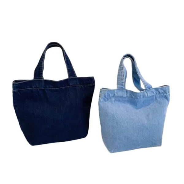 Small Denim Handbag for Women Daily Casual Use