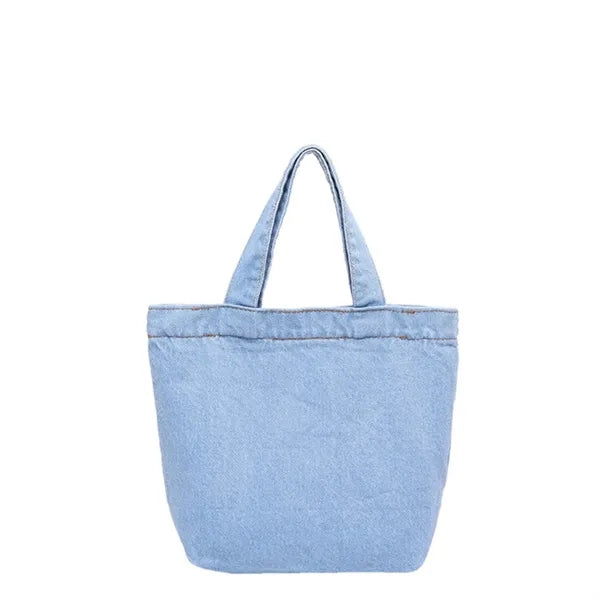 Small Denim Handbag for Women Daily Casual Use