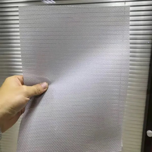 12 oz. Mesh Vinyl Banner DOUBLE SIDED Blackout