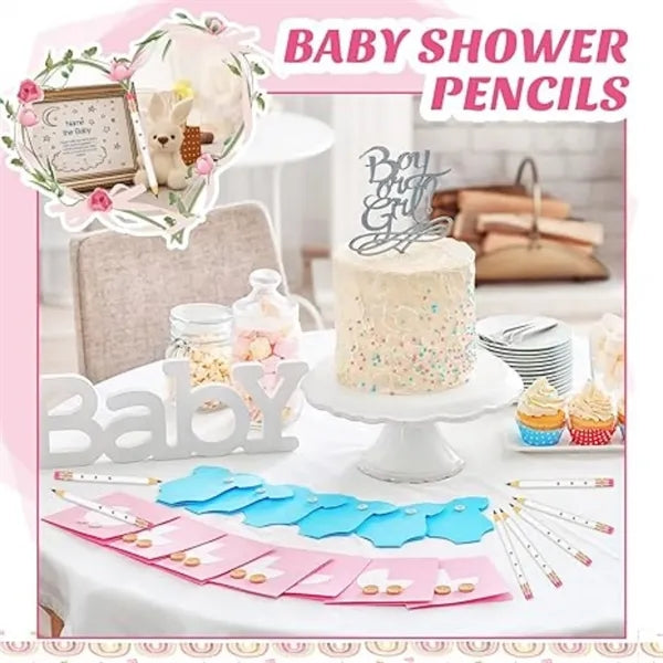 4 Inch Baby Shower Mini Golf Wooden Pencils for Activities