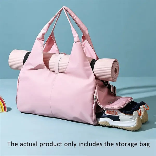 Waterproof Gym Yoga Tote Bag with Shoes Compartment