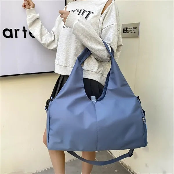 Waterproof Gym Yoga Tote Bag with Shoes Compartment