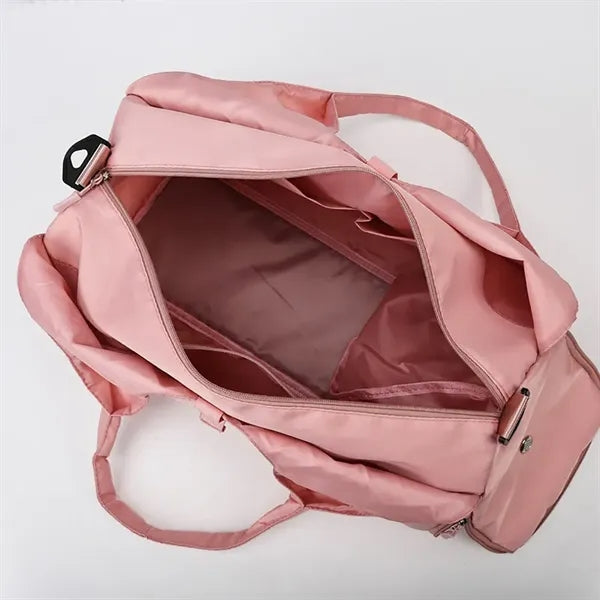 Waterproof Gym Yoga Tote Bag with Shoes Compartment