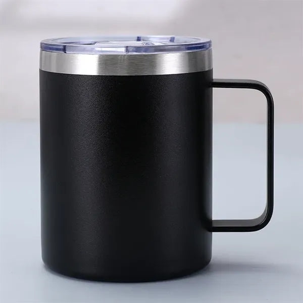 12 Oz. Stainless Steel Insulated Coffee Mug W/ Handle