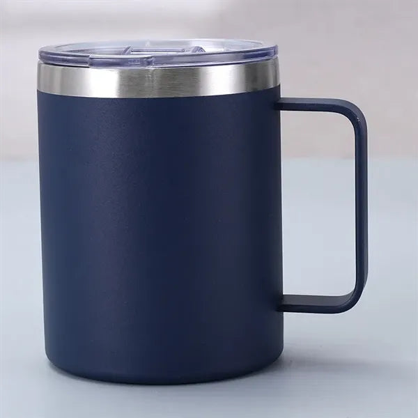 12 Oz. Stainless Steel Insulated Coffee Mug W/ Handle