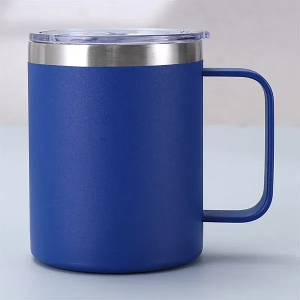 12 Oz. Stainless Steel Insulated Coffee Mug W/ Handle