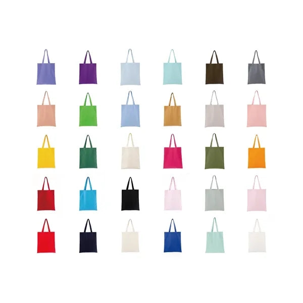 12oz Colored 100% Cotton Canvas Tote Bag