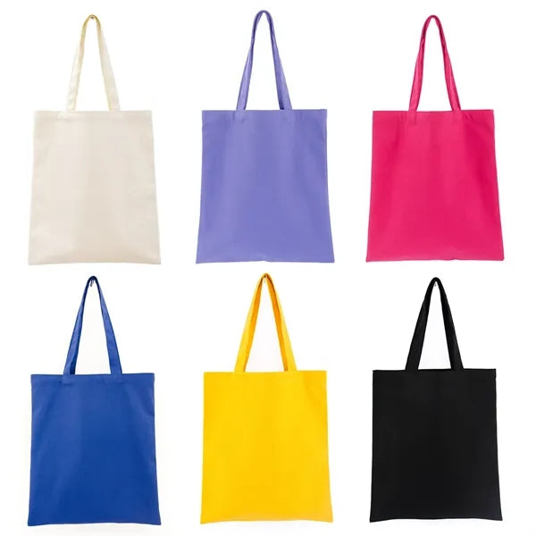12oz Colored 100% Cotton Canvas Tote Bag