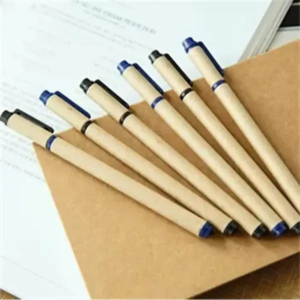 Recyclable Craft Paper Pen With Buckle Cap