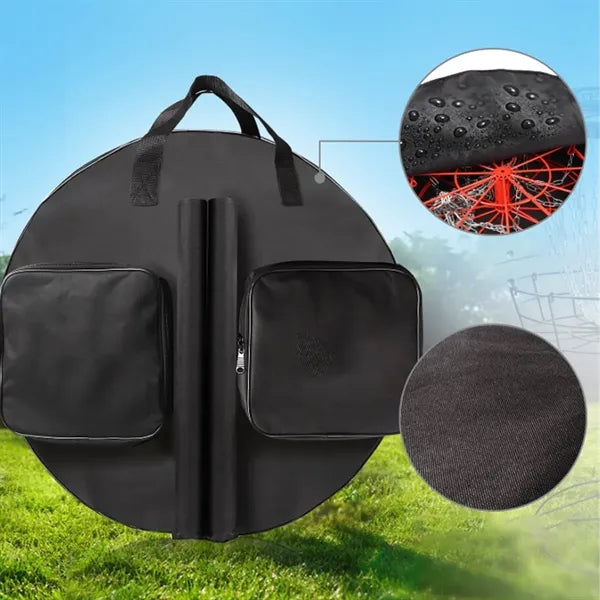 Portable Disc Golf Target Set with Carrying Bag