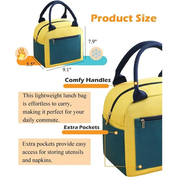 Insulated Lunch Tote Bag