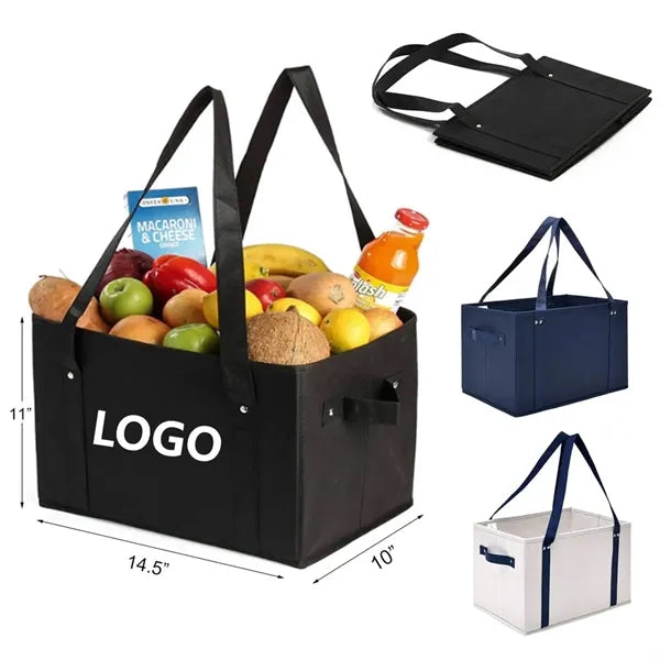 Deluxe Folding Grocery Bag Large Capacity Storage Organizer