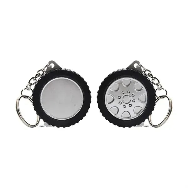 Mini Tyre Tape Measure Keychain Ruler