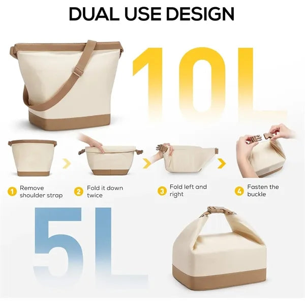 Foldable Tote Insulated Lunch Bag