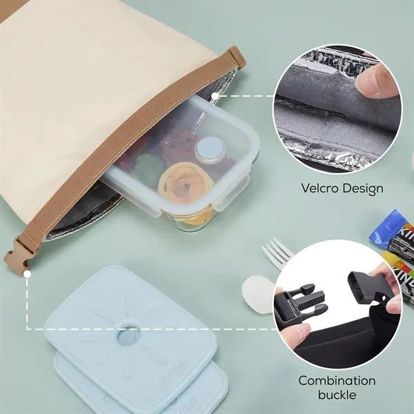 Foldable Tote Insulated Lunch Bag