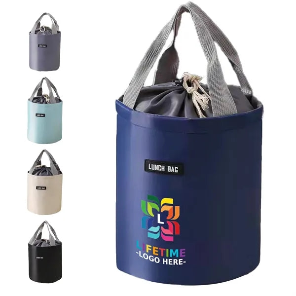 Insulated Round Lunch Bag