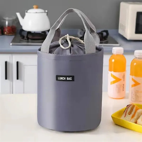 Insulated Round Lunch Bag