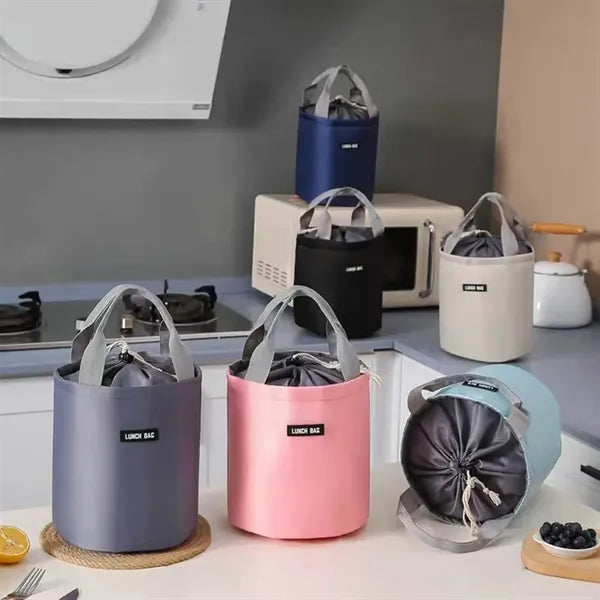 Insulated Round Lunch Bag