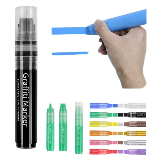 15mm Oversized Highlighter Thick Nib Fluorescent Marker