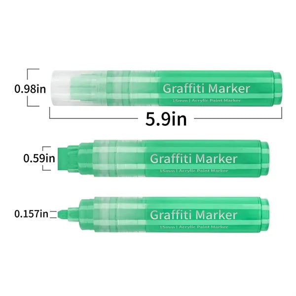 15mm Oversized Highlighter Thick Nib Fluorescent Marker