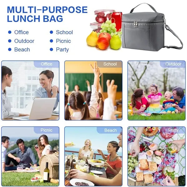 Insulated Lunch Bag With Shoulder Strap