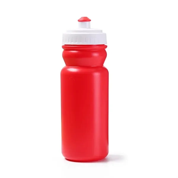 Push Cap Plastic Sports Water Bottle