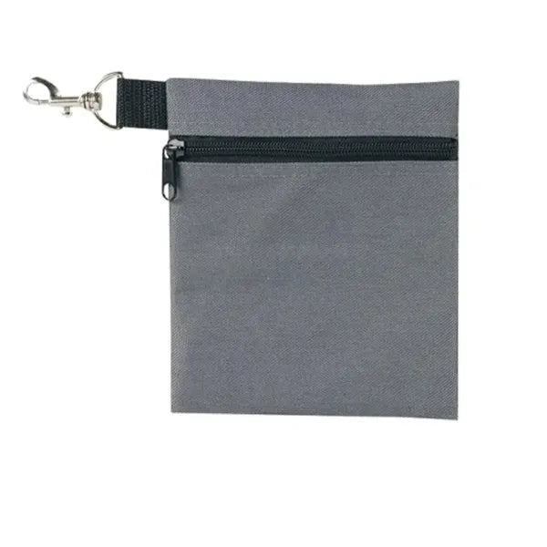 Ripstop Zipper Pouch With Hook