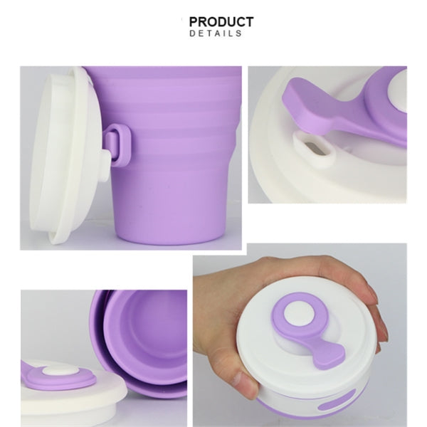 12oz Silicone Folding& collapsible coffee MUGS/CUPS