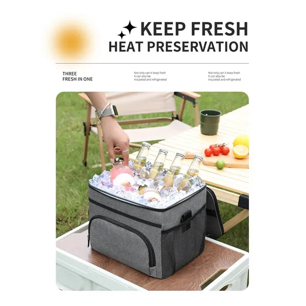 Insulated Lunch Bag with Adjustable Shoulder Strap