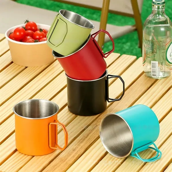Camping Foldable Stainless Steel Mug