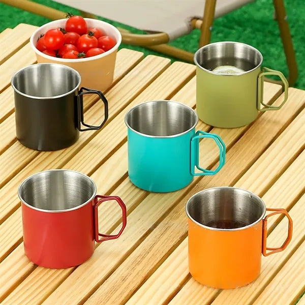 Camping Foldable Stainless Steel Mug