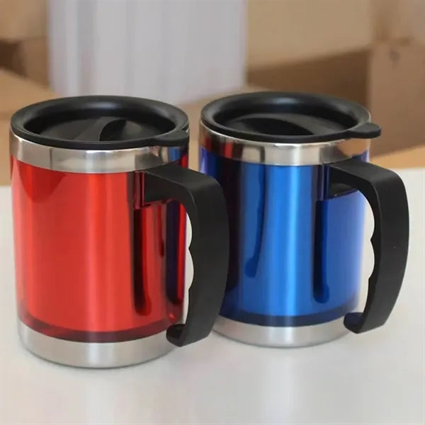 Stainless Steel Business Mug With Lid