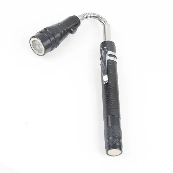 LED Telescopic Double Magnetic Flashlight