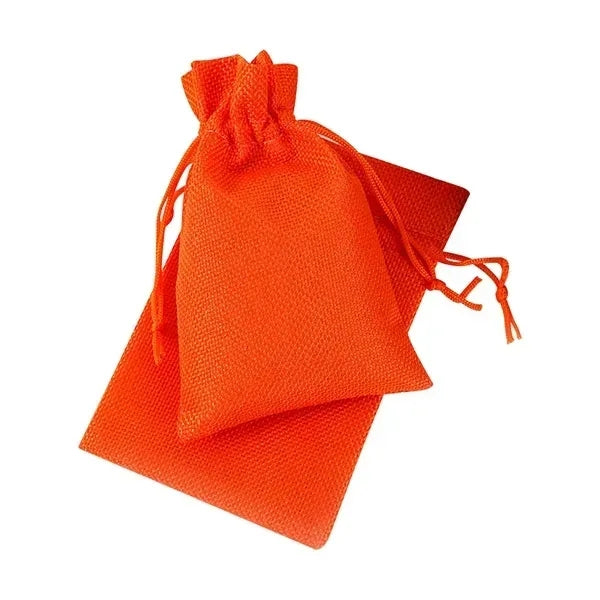 Burlap Gift Drawstring Pouch