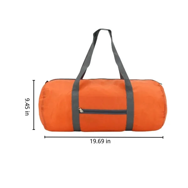 Multipurpose large foldable compact camping gym duffel bag