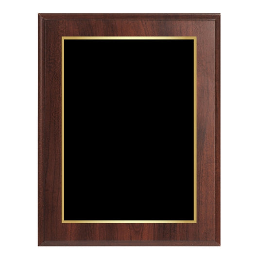 8" x 10" Cherry Plaque with Laser Engraved Plate