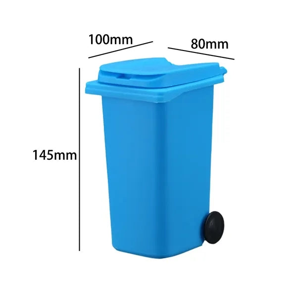 Mini Trash Can Pen Holder with Custom Logo