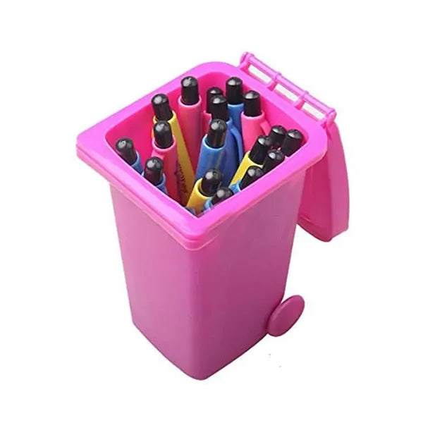 Mini Trash Can Pen Holder with Custom Logo