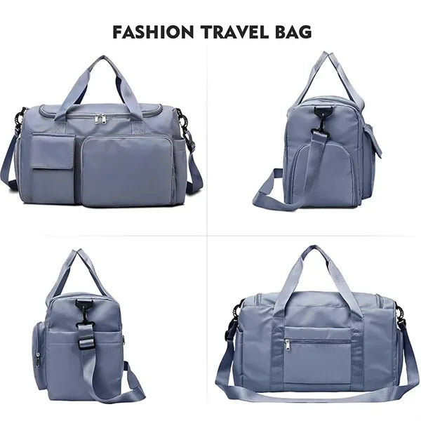 Large Sports Gym Tote Bag with Shoe Compartment Dry Wet