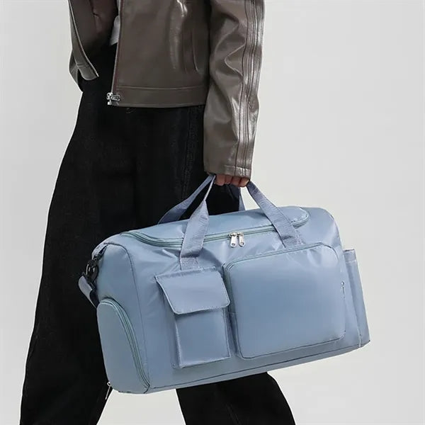Large Sports Gym Tote Bag with Shoe Compartment Dry Wet