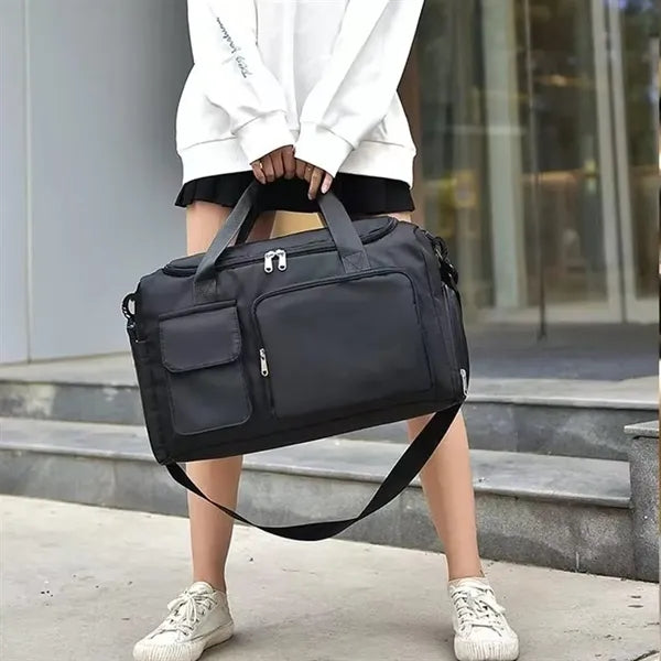 Large Sports Gym Tote Bag with Shoe Compartment Dry Wet