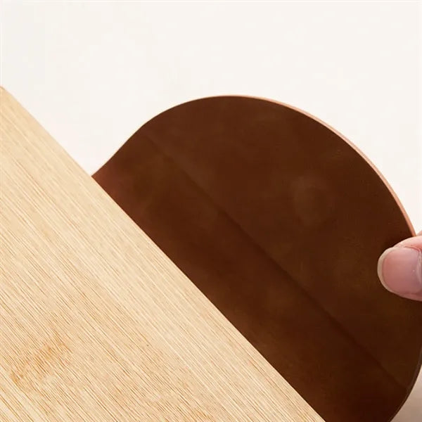 A5 Bamboo Notebook with PU Half Cover
