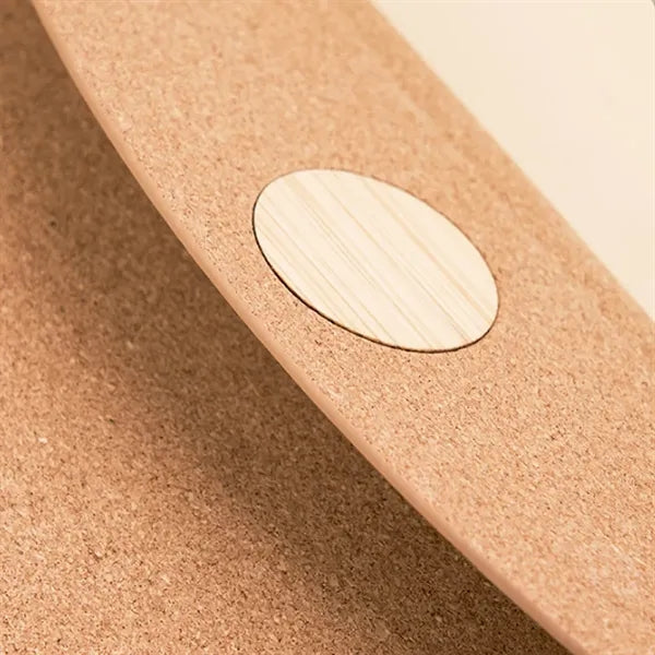 A5 Cork Notebook with Bamboo Inlay Cover