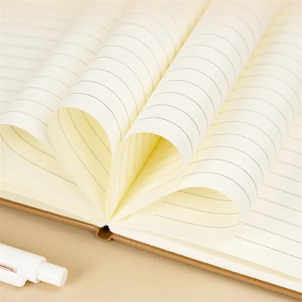 A5 Cork Notebook with Bamboo Inlay Cover