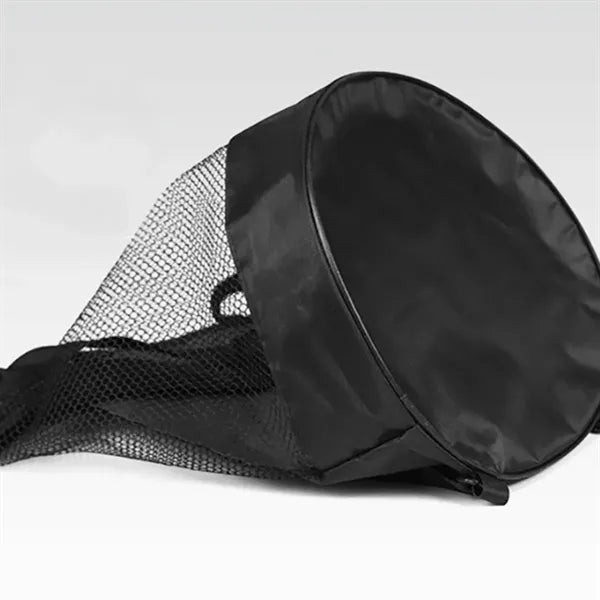 Basketball Drawstring Backpack with Ball Compartment