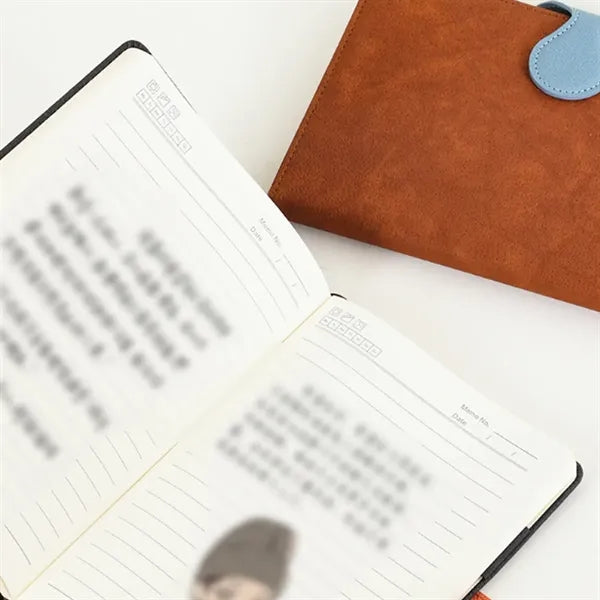 Eco Kraft Paper Sticky Notebook with Pen Holder