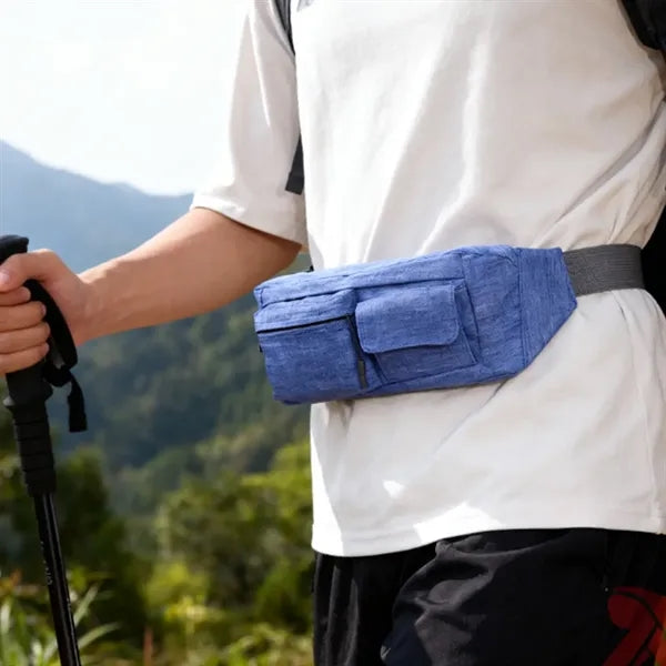 Multi Pocket Waist Bag with Adjustable Strap